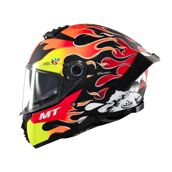 MT Helmets Mt thunder 4 yamanaka b3 matt fluo/red 